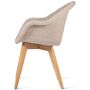Vincent Sheppard Vincent Sheppard Edgard Dining Chair Alte Spitze, Unbehandeltes Teakholz