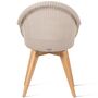 Vincent Sheppard Vincent Sheppard Edgard Dining Chair Alte Spitze, Unbehandeltes Teakholz
