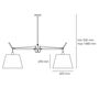 Artemide Body Tolomeo Basculante 2 Bracci von Artemide Aluminium-1