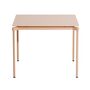 Petite Friture Quadratischer Tisch Fromme von Petite Friture  Blush