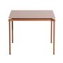 Petite Friture Quadratischer Tisch Fromme von Petite Friture  Terracotta