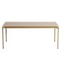 Petite Friture Rechteckiger Tisch Fromme von Petite Friture  Gold