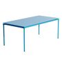 Petite Friture Rechteckiger Tisch Fromme von Petite Friture  Sky blue