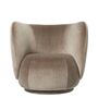 Lounge Chair Rico Swivel Devoré Velvet von Ferm Living