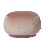 Ferm Living Rico Pouf - Devoré Velvet Blush