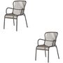 Vincent Sheppard Vincent Sheppard Loop Dining Chair - 2er Set - Preis pro Stuhl Fossilgrau