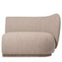 Ferm Living Modulares Sofa Rico Armrest von Ferm Living Armlehne rechts, Natural - Soft Bouclé