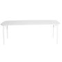 Petite Friture Rechteckiger Lamellen Tisch Week-End von Petite Friture  Large, White