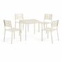 Hay Balcony im Dining Set in Chalk Beige