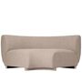 Ferm Living Modulares Sofa Rico corner von Ferm Living Breit, Natural - Soft Bouclé