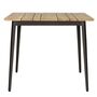Vincent Sheppard Vincent Sheppard Max Dining Table Schwarz, Teakholz, L: 90 cm / B: 90 cm 