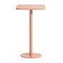 Petite Friture Hoher Quadratischer Tisch Week-end von Petite Friture Blush