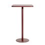 Petite Friture Hoher Quadratischer Tisch Week-end von Petite Friture Brown red