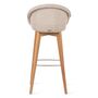 Vincent Sheppard Vincent Sheppard Edgard Bar Stool Teak Alte Spitze, Unbehandeltes Teakholz