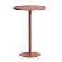 Petite Friture Hoher Runder Tisch Week-end von Petite Friture Terracotta