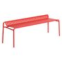 Petite Friture Gartenbank ohne Rückenlehne Week-end von Petite Friture Red