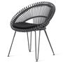 Vincent Sheppard Vincent Sheppard Roxy Dining Chair Schwarz, Stahl