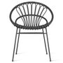 Vincent Sheppard Roxanne Dining Chair von Vincent Sheppard Schwarz, Stahl