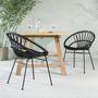 Vincent Sheppard Roxanne Dining Chair von Vincent Sheppard Schwarz, Stahl