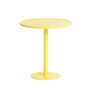 Petite Friture Esstisch Rund Week-end von Petite Friture  Yellow
