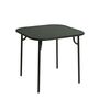 Petite Friture Quadratischer Tisch Einfach Week-End von Petite Friture  Glass green 