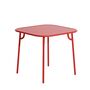 Petite Friture Quadratischer Tisch Einfach Week-End von Petite Friture  Red