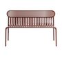 Petite Friture Bench Week-End von Petite Friture  Brown red