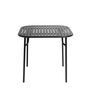 Petite Friture Quadratischer Lamellentisch Week-End von Petite Friture Black