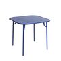 Petite Friture Quadratischer Lamellentisch Week-End von Petite Friture Blue