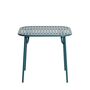 Petite Friture Quadratischer Lamellentisch Week-End von Petite Friture Ocean Blue