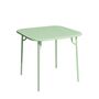 Petite Friture Quadratischer Lamellentisch Week-End von Petite Friture Pastel green