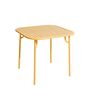 Petite Friture Quadratischer Lamellentisch Week-End von Petite Friture Saffron