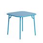 Petite Friture Quadratischer Lamellentisch Week-End von Petite Friture Sky blue