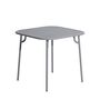 Petite Friture Quadratischer Lamellentisch Week-End von Petite Friture Stone grey