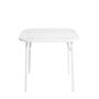 Petite Friture Quadratischer Lamellentisch Week-End von Petite Friture White