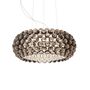 Foscarini Pendelleuchte Caboche Plus von Foscarini Bluetooth - Casambi App, Grau, Gross