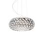 Foscarini Pendelleuchte Caboche Plus von Foscarini Bluetooth - Casambi App, Transparent, Mittel