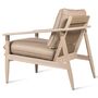 Vincent Sheppard Vincent Sheppard David Lounge Chair Quick Ship Set Savane Coconut Teakholz