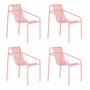 Objekte unserer Tage Ivy Outdoor Dining Chair Soft Pink