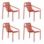 Objekte unserer Tage Ivy Outdoor Dining Chair Sienna Rot