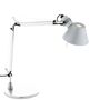 Artemide Tischleuchte Tolomeo Micro mit Fuß von Artemide Aluminium