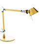 Artemide Tischleuchte Tolomeo Micro mit Fuß von Artemide Gold