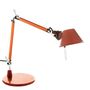 Artemide Tischleuchte Tolomeo Micro mit Fuß von Artemide Orange