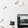 Artemide Tischleuchte Tolomeo Micro mit Fuß von Artemide Weiss Hochglanz-2
