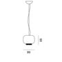 Foscarini Pendelleuchte Chouchin Reverse 3 von Foscarini  Reverse 3-1