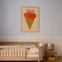 Gemälde Hearts Icecream von Paper Collective