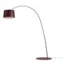 Foscarini Stehleuchte Twiggy LED von Foscarini Bluetooth - Casambi App, Burgund 