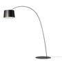Foscarini Stehleuchte Twiggy LED von Foscarini Bluetooth - Casambi App, Graphit