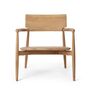 Carl_Hansen_Son_E018_Lounge_Chair_Teak_Untreated_Front