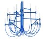 Foscarini Pendelleuchte Allumette von Foscarini Blau, L